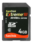 SanDisk Extreme III SDHC