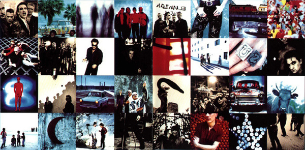 Коллаж для обложки альбома легендарной U2