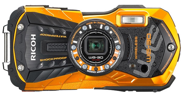 Герметичная камера Ricoh WG-30 может вести съемку на глубине до 12 метров