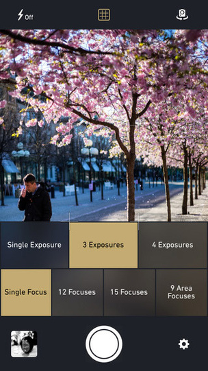 Приложение MultiCam для iOS позволяет настроить фокус и экспозицию после съемки