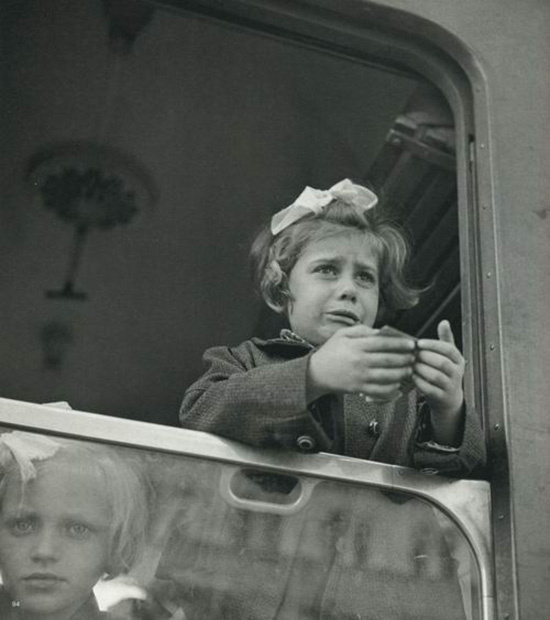 Werner Bishof, Girl at the train window Budapest, Hungary, 1947