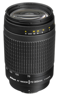 Nikon 70-300mm f/4-5.6D ED AF Zoom-Nikkor