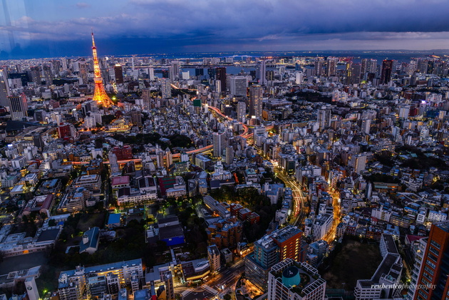 Magic Hour Tokyo © Reuben Teo. Токио, Япония
