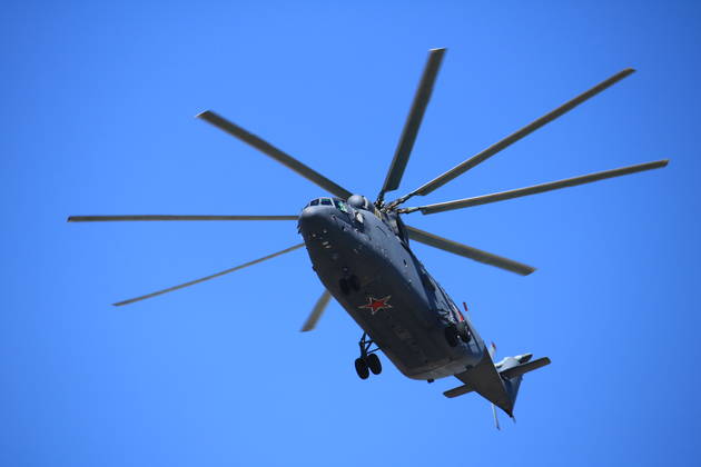 Ми-26, крупнейший в мире серийно выпускаемый транспортный вертолет