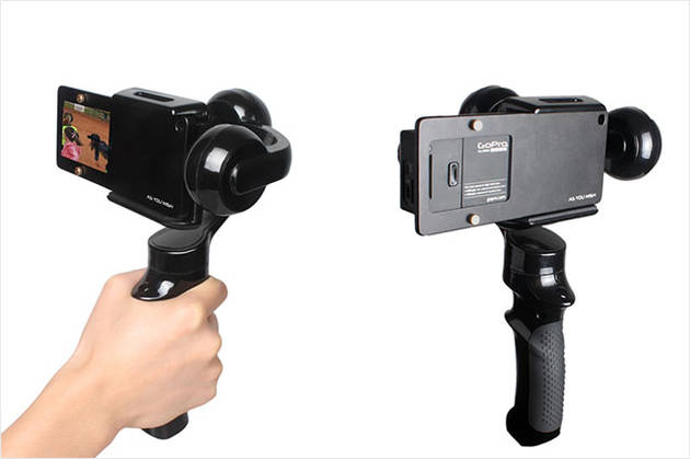 AutoSteady – трехосевой гимбал-стабилизатор для смартфонов и GoPro