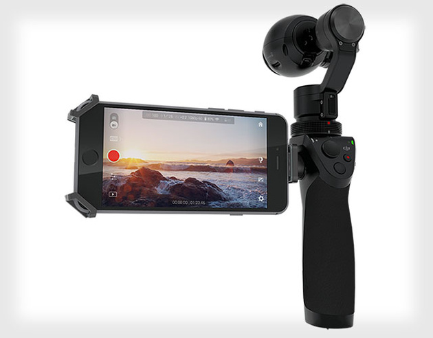 DJI Osmo – камера 12Мп/4К с трехосевым стабилизатором для съемки с рук