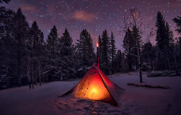 Winter Camping © Lars Lebe