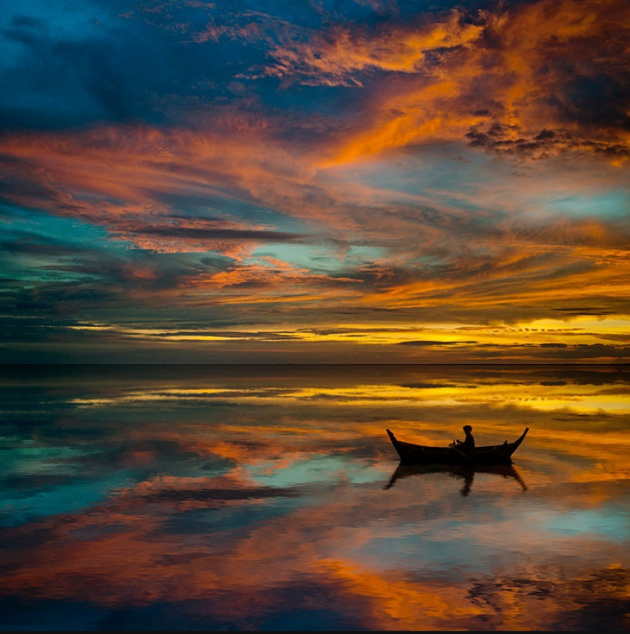 Sunset in Thailand © Laurent Hunziker
