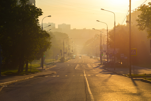 Снимок, сделанный на улице Флотской утром 26 мая