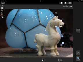 Удалённая съёмка с управлением с экрана iPad в приложении Canon Camera Connect