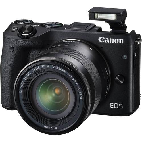 Canon EOS М3 с объективом EF-M 18-55mm f/3.5-5.6 IS STM