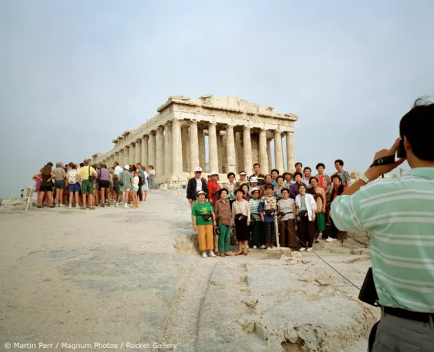 © Martin Parr / Magnum Photos / Rocket Gallery Acropolis, Athens, Greece, 1991. From 'Small World'.

