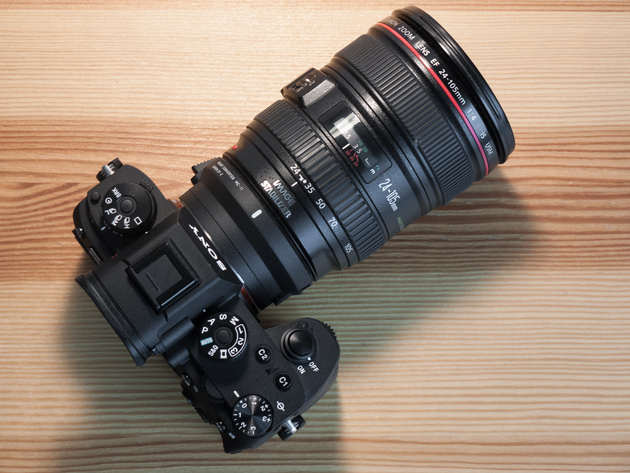 Объектив Canon EF 24-105mm f/4L IS USM установлен через переходник Sigma MC-11. Работа автофокуса «неродного» объектива не вызвала никаких нареканий.