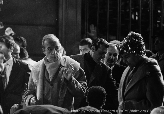 Vincente Minnelli on the set of Two weeks in another town. Rome, 1961