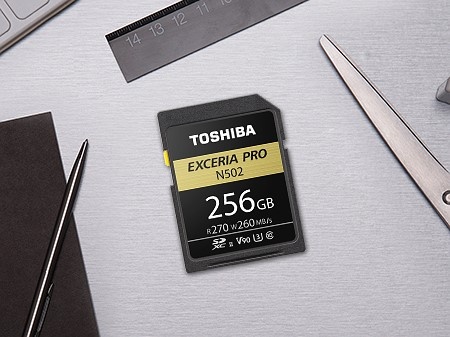 Новая линейка карт памяти Toshiba UHS-II EXCERIA Pro N502 ёмкостью до 256 ГБ
