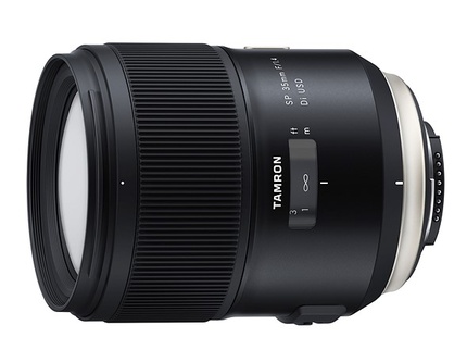 Компания Tamron анонсировала фикс-объектив SP 35mm F/1.4 Di USD под байонеты Canon EF и Nikon F.