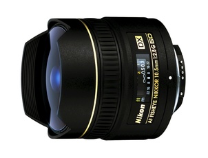 Nikon 10.5mm f/2.8G ED DX Fisheye-Nikkor — фишай для фотокамер с матрицей формата DX