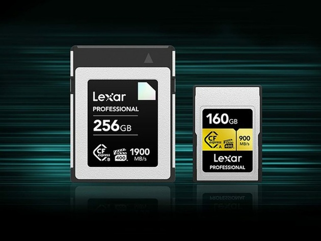 Lexar представил серию карт CFexpress с классом скорости VPG 400
