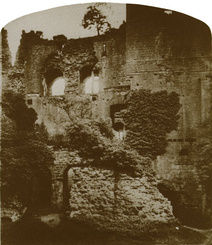 Ф. С. Арчер. Кенилворт, Башня Цезаря со стороны внутреннего двора, начало 1850-х гг