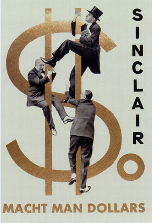 Коллаж Джона Хартфилда. Так делают доллары, 1931 г.