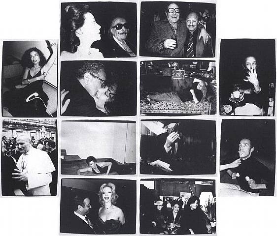 Портфолио со снимками из ночных клубов, встреч
художника, 1980-е © Энди Уорхол 