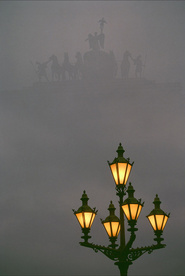 Фото Павла Маркина. Туман. 14 апреля 2002 года
