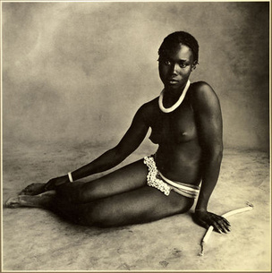 Фото Ирвина Пенна, Nubile Young Beauty of Diamare, 1969. © Irving Penn. Источник www.en.wikipedia.org