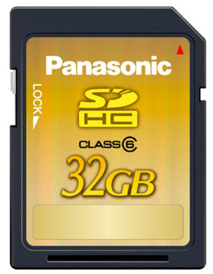 SDHC емкостью 32 Гб от Panasonic