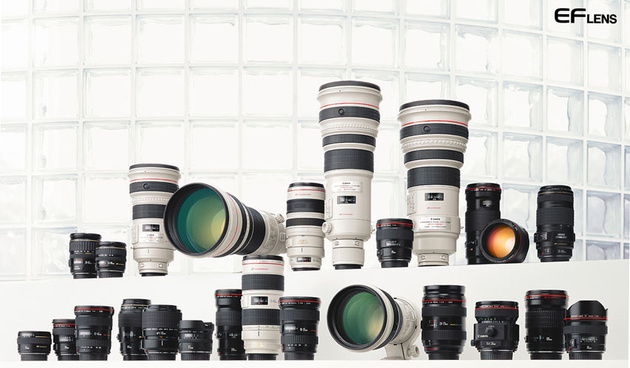 Современная линейка автофокусных объективов Canon EF