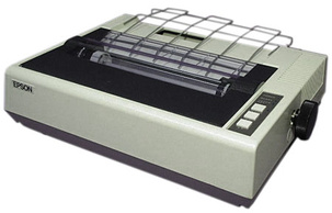 Epson MX-80 – матричный принтер для компьютера, ставший хитом продаж в 1980 г.