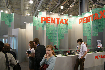 Репортаж со стенда Pentax