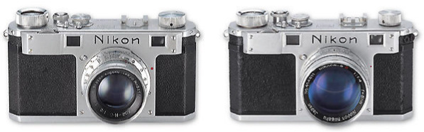 Модели Nikon M (1950) и Nikon S (1951) внешне почти не отличались