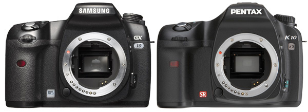 Зеркальная камера Samsung GX-10 и ее прототип Pentax K10D