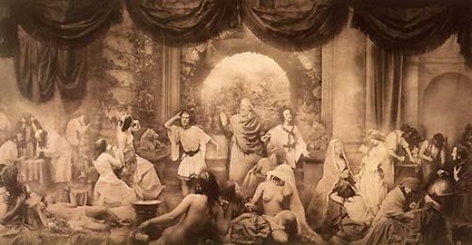 Два пути жизни. 1857г. © Oscar Gustave Rejlander. Музей Виктории и Альберта, Лондон