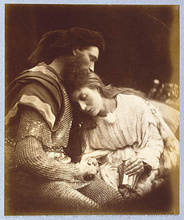 Ланселот и Гвиневера. 1875г. © Julia Margaret Cameron. Музей Гетти, Лос-Анджелес