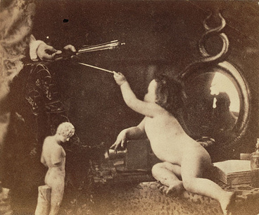 Юная Фотография подает Живописи еще одну кисть. 1856г. © Oscar Gustave Rejlander. Музей Гетти, Лос-Анджелес