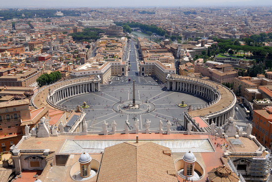 Площадь Святого Петра, Ватикан, Рим, Италия, © dawvon