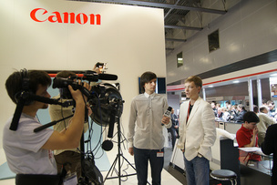 Стенд компании Canon