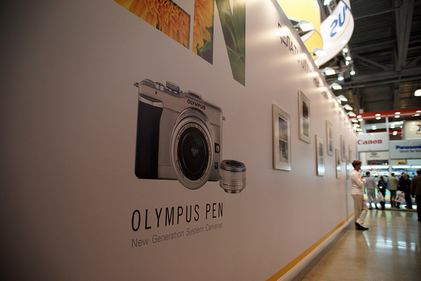 Фотофорум 2010: стенд компании Olympus