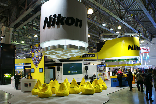 Стенд компании Nikon на выставке Фотофорум 2012