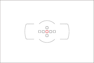 Датчики, сохраняющие работоспособность с объективами f/8 (красным выделены крестовые)
