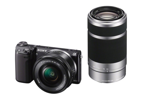 Sony NEX-5R с объективами SEL-1650 и SEL-55210