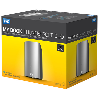 WD My Book Thunderbolt Duo — как хранить фото владельцам MAC