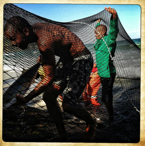 Местные рыбаки в Кейптауне. © Charlie Shoemaker