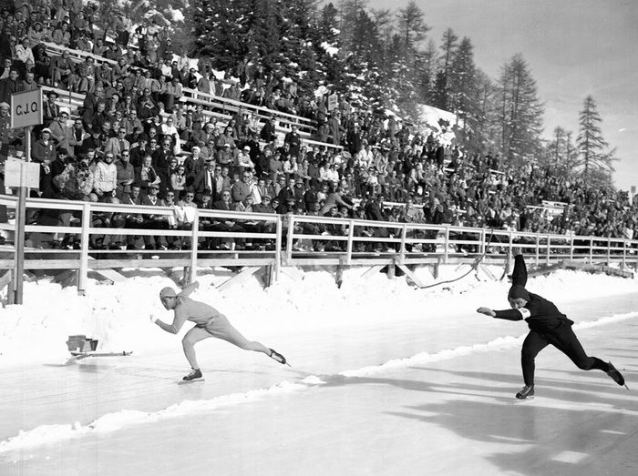 Конькобежцы. 1948 год
