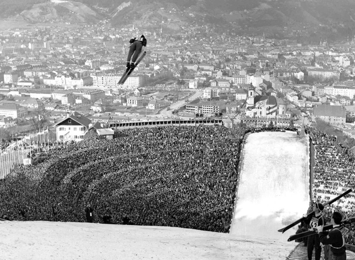 Прыжок со 120-метрового трамплина. 1964 год