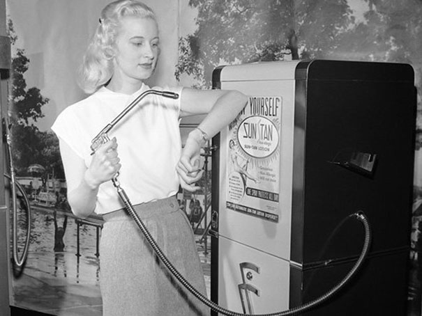 Автомат для нанесения загара, 1949г.