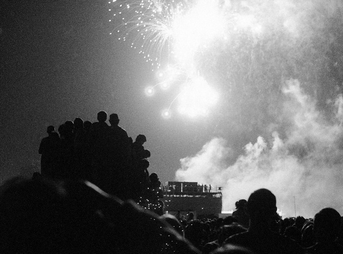 Салют в небе над Гайд-парком 28 июля 1981 года в честь королевской свадьбы. (AP Photo)