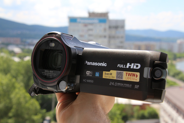 Неделя с экспертом: Panasonic HC-W850 и Panasonic HX-A500