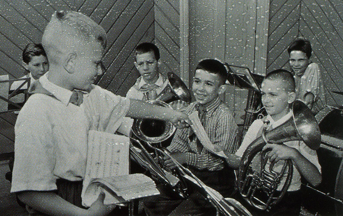 "Юные музыканты", фото ИТАР-ТАСС, 1958 год
